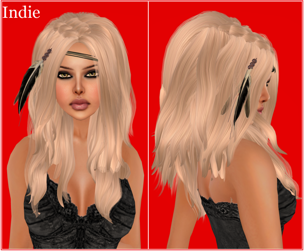 has a couple of cute long hairstyles. I really like the Indie cut  title=