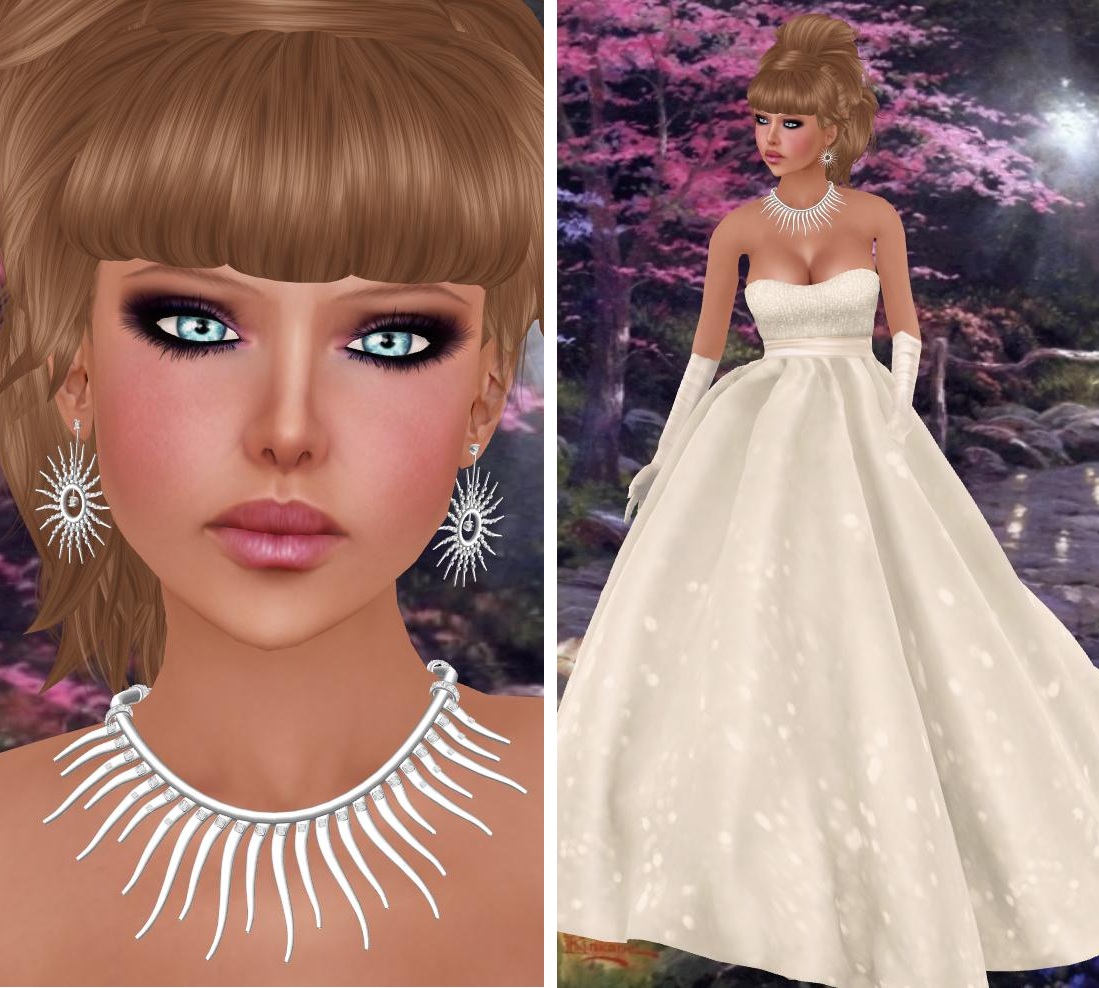The Hazel Skin and the Maddie Hair are both new from Amacci. I&#39;m wearing the fair tone makeup 3 called Candy with pink lipstick and a smokey eye. - amacci-hazel-skin-maddie-hair-amd-princess-ivory-vitural-impressions-marion1